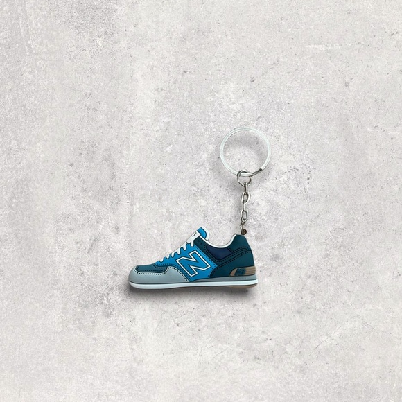 Other - NEW New Balance Sneaker Silicone Metal Keychain